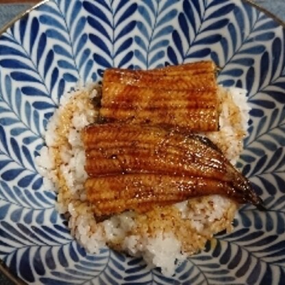 頂き物の冷凍うなぎ
 は初めての方法でしたが、ふっくら美味しくできました(*´ー｀*)